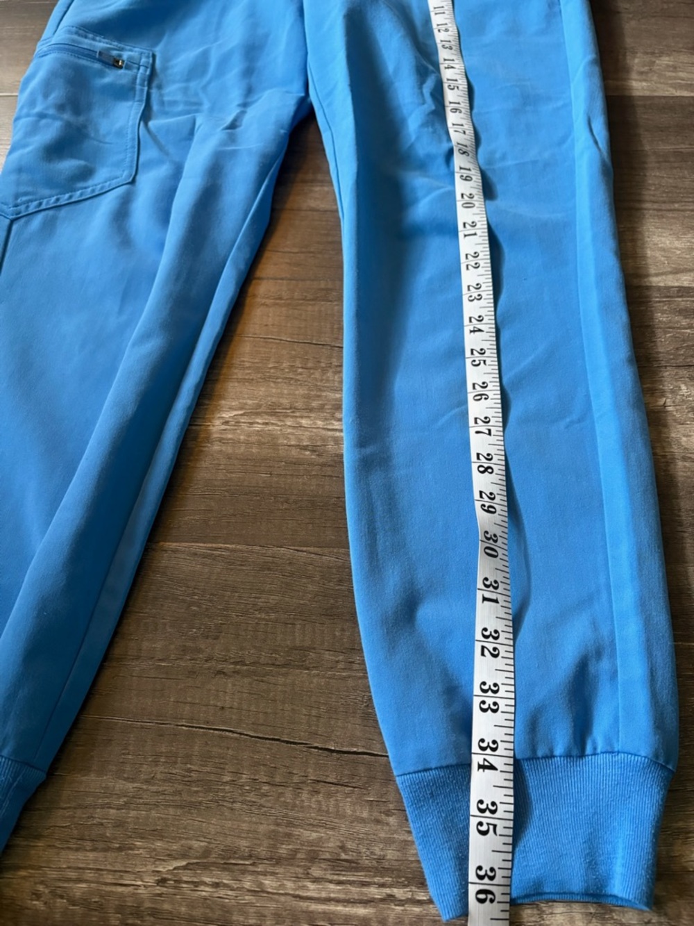 FIGS Scrub Pants in Bright Blue - Picture 7 of 9